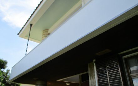外壁改修工事（タイルはつり、左官、塗装工事）沖縄県西原町