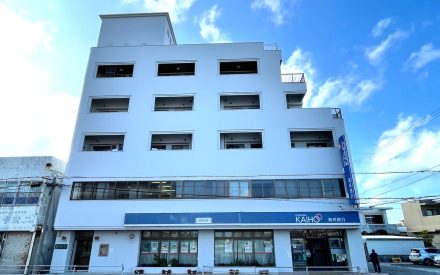 【西原町・外壁塗装】ビルの外壁塗装工事もお任せください！