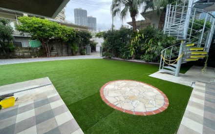 【那覇市・エクステリア】お庭を綺麗に外構工事♪