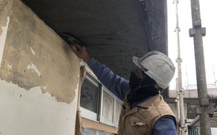 外壁補修！ちゅららロング工法（沖縄県中部）
