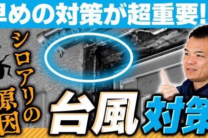 【動画で見る】早めの対策が超重要！台風対策🌀